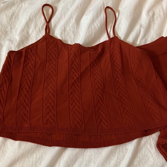 Anthropologie rust knit set - Picture 8 of 8